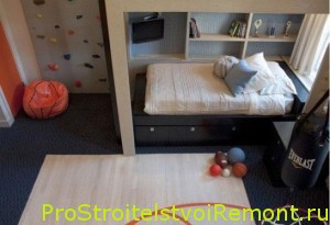 Дизайн интерьера детской комнаты для мальчика фото детская