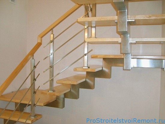 Металлические лестницы для дома на заказ фото