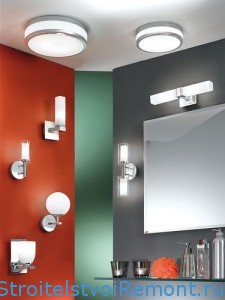 Дизайн ванной комнаты с освещением фото