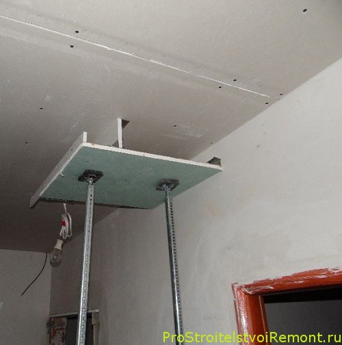 Двухуровневые потолки из гипсокартона: конструкция и технология монтажа