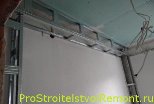 Подвесной потолок из гипсокартона в ванной комнате фото