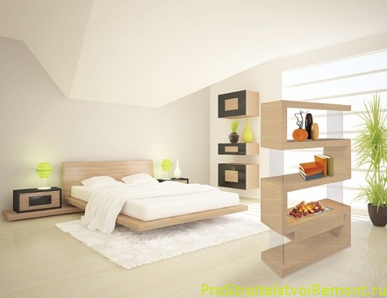 Дизайн интерьера спальни на чердаке фото