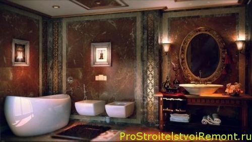 Романтический стиль ванной комнаты фото