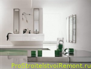 Элегантная белая ванная комната фото