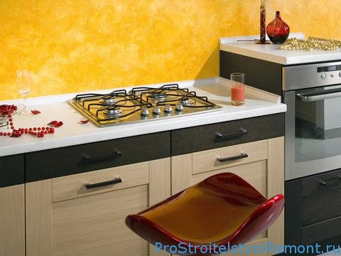 Дизайн желтой кухни фото