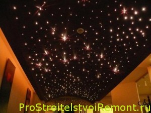Дизайн освещения. Звездное небо на потолке. Как сделать эффект звездного неба?